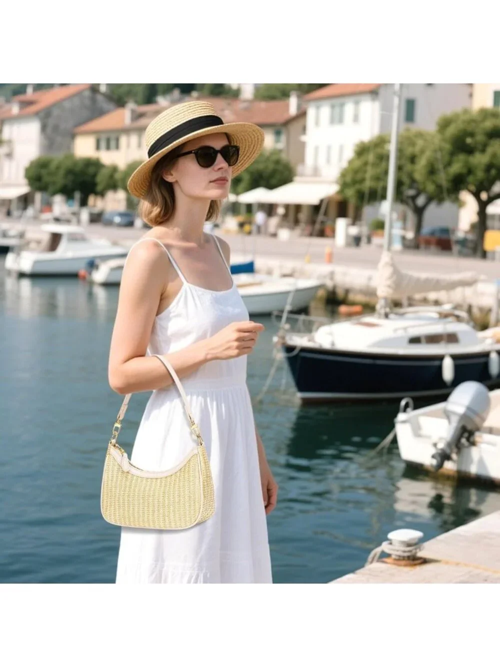 Cute Retro Hobo Shoulder Bag for Women | Stylish Underarm Tote & Clutch Purse